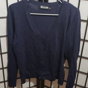 NWOT NY&Company  Navy blue v-neck Cardigan